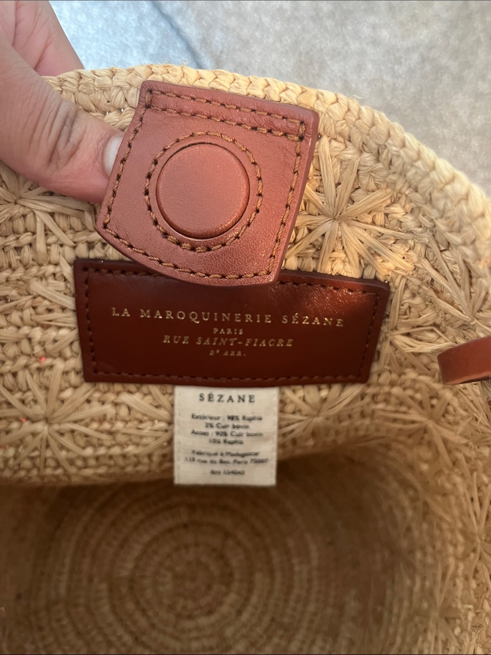 SEZANE ROSIE BASKET - Picture 4 of 6